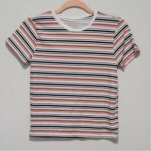 Jessica Simpson Girls Large (12) Short Sleeve Striped T-Shirt